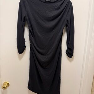 Topshop Black Long Sleeve Dress